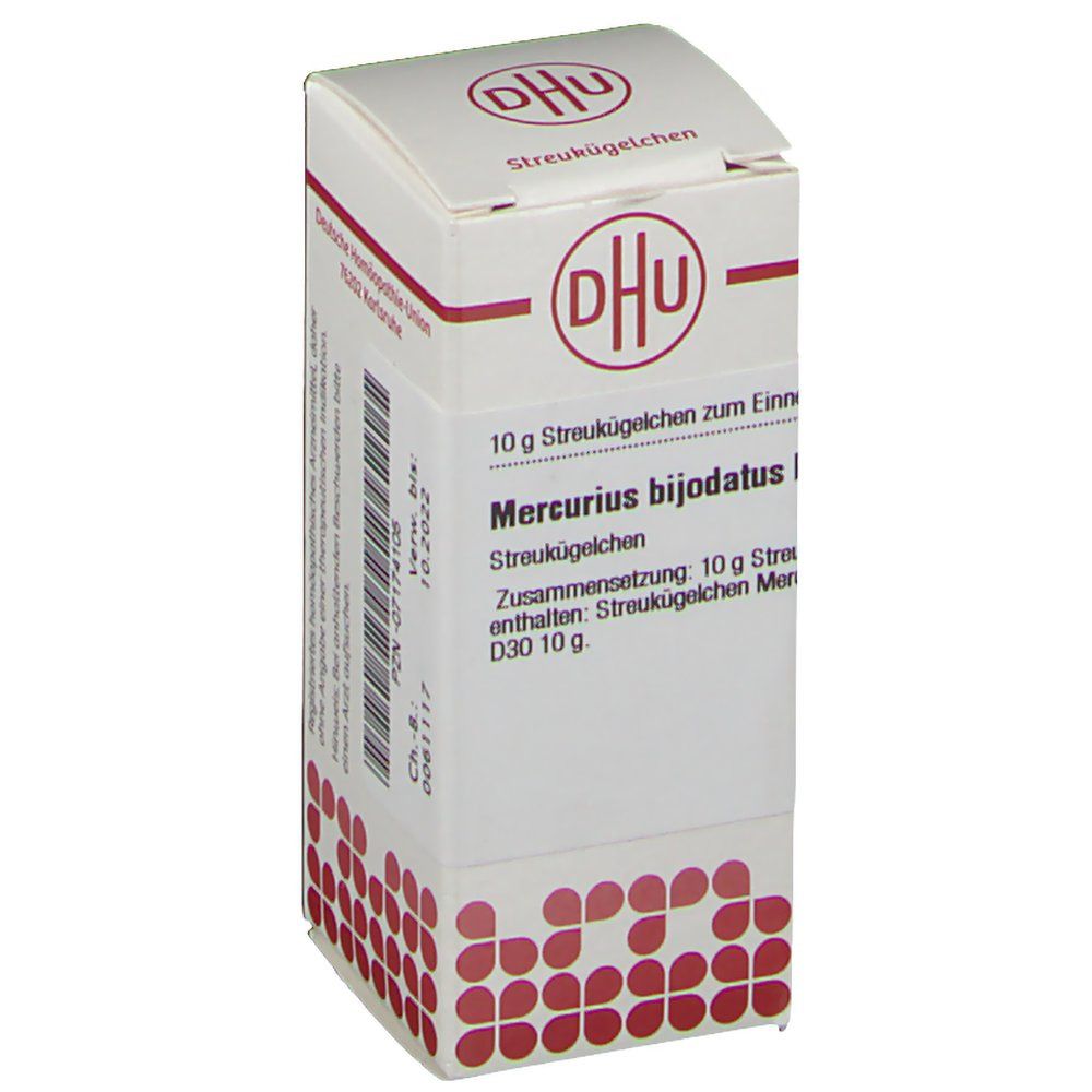 Mercurius Bijodatus D 30 Globuli 10 g