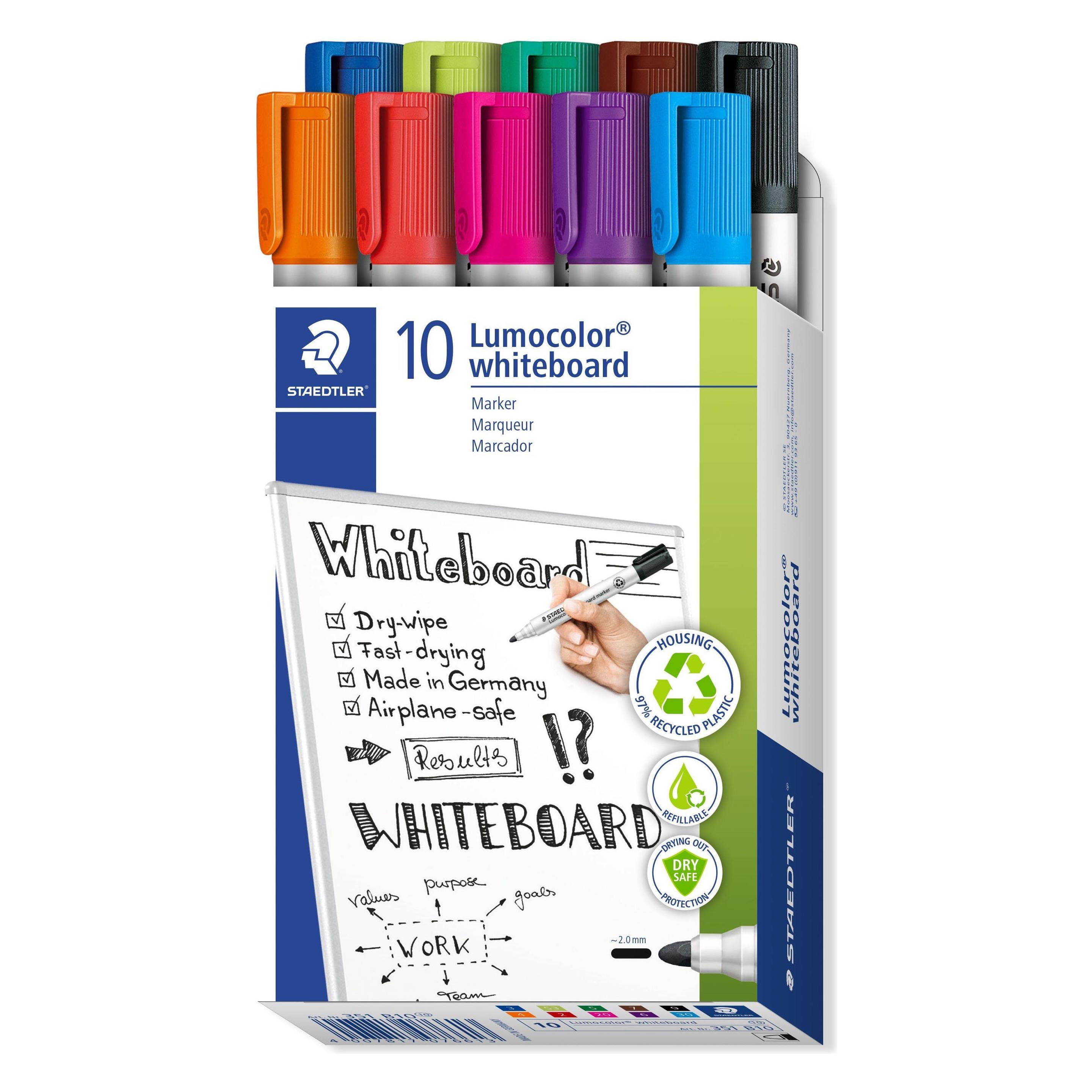 Staedtler Lumocolor Whiteboard Marker 351 (10x) (351 B10)
