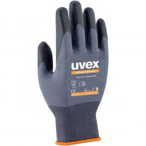 Uvex Arbeitshandschuhe athletic allround, 6002811, Nitril-Beschichtung, grau, Größe 11 / XXL, 10 Paar