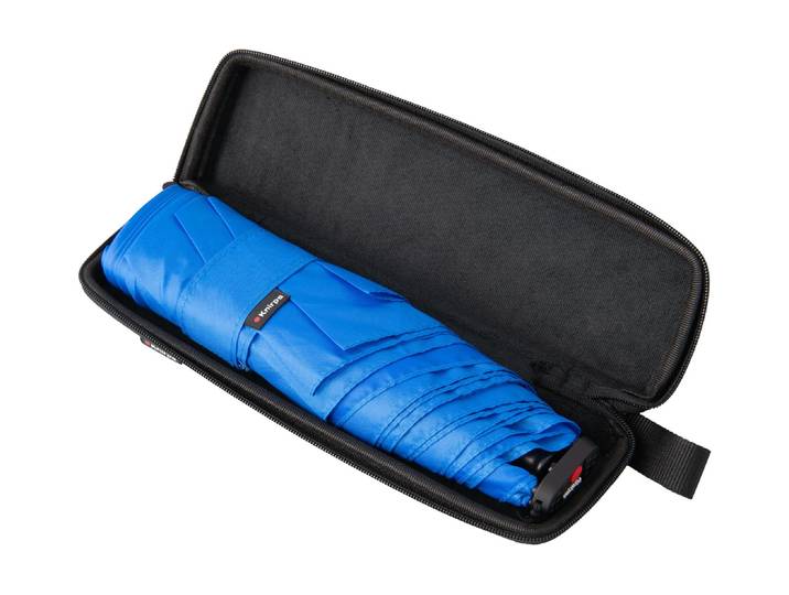 Taschenregenschirm KNIRPS X4U Manual , blau, Regenschirme, Taschenregenschirm