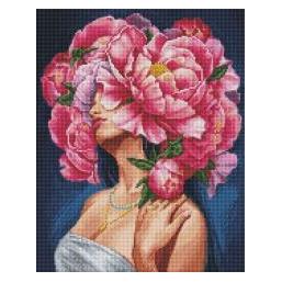 Ideyka Diamantmosaik ohne Rahmen - Zartheit und Anmut 40x50cm (69976100)