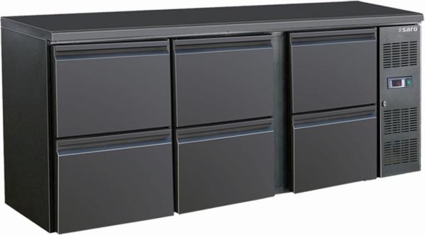 SARO Barkühler, 3 x 2 Schubladen, Modell BC 3100-6S