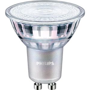 Philips LED-Lampe Master, GU10, 3,7W ersetzt 50W, warmweiß, dimmbar, 36°
