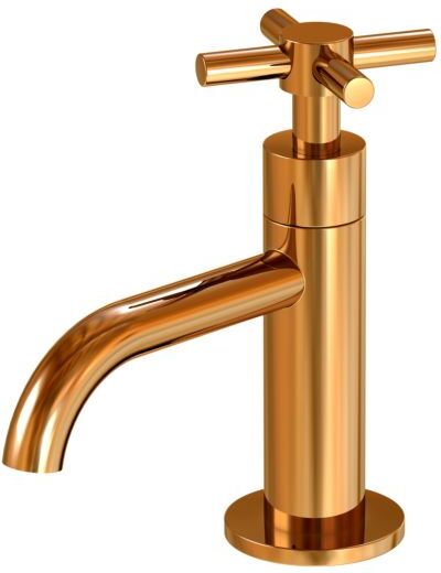 Steinberg Serie 250 Standventil 2502500RG Ausladung 100mm, mit 90Grad Keramikventil, Rose Gold