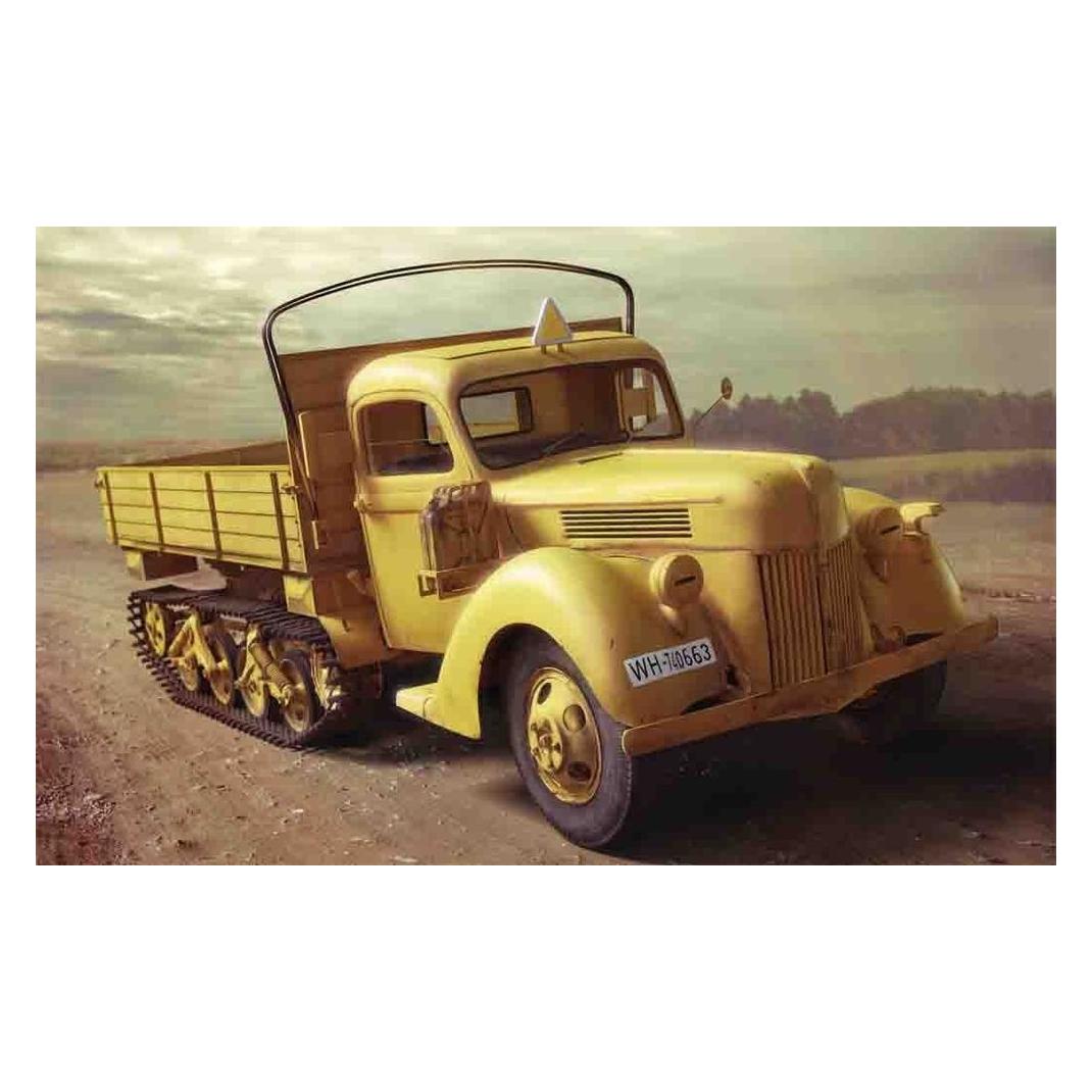 ICM V3000S/SS M (SD.Kfz.3b)Maultier,WWII German Semi-Tracked Truck (35412)