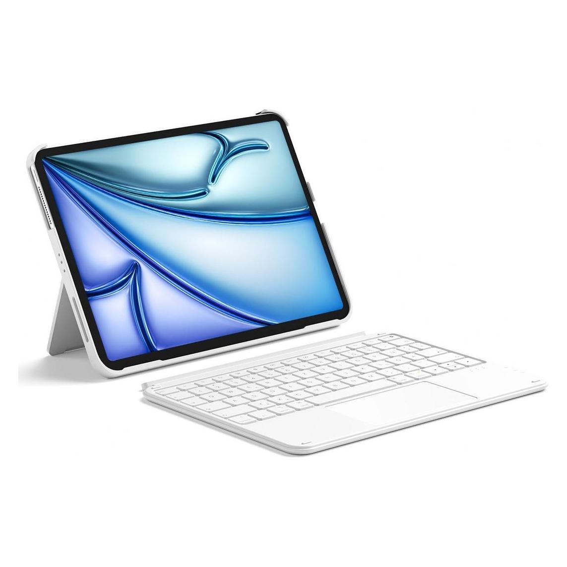 Inateck Keyboard iPad 04122 (DE, Apple iPad 2022 (10. Gen), Apple iPad Air 11 2024, Apple iPad Air 2020, Apple iPad Air 2022, Apple iPad Pro 11 2018, Apple iPad Pro 11 2020, Apple iPad Pro 11 2021, Apple iPad Pro 11 2022) (KB04122_WHITE)