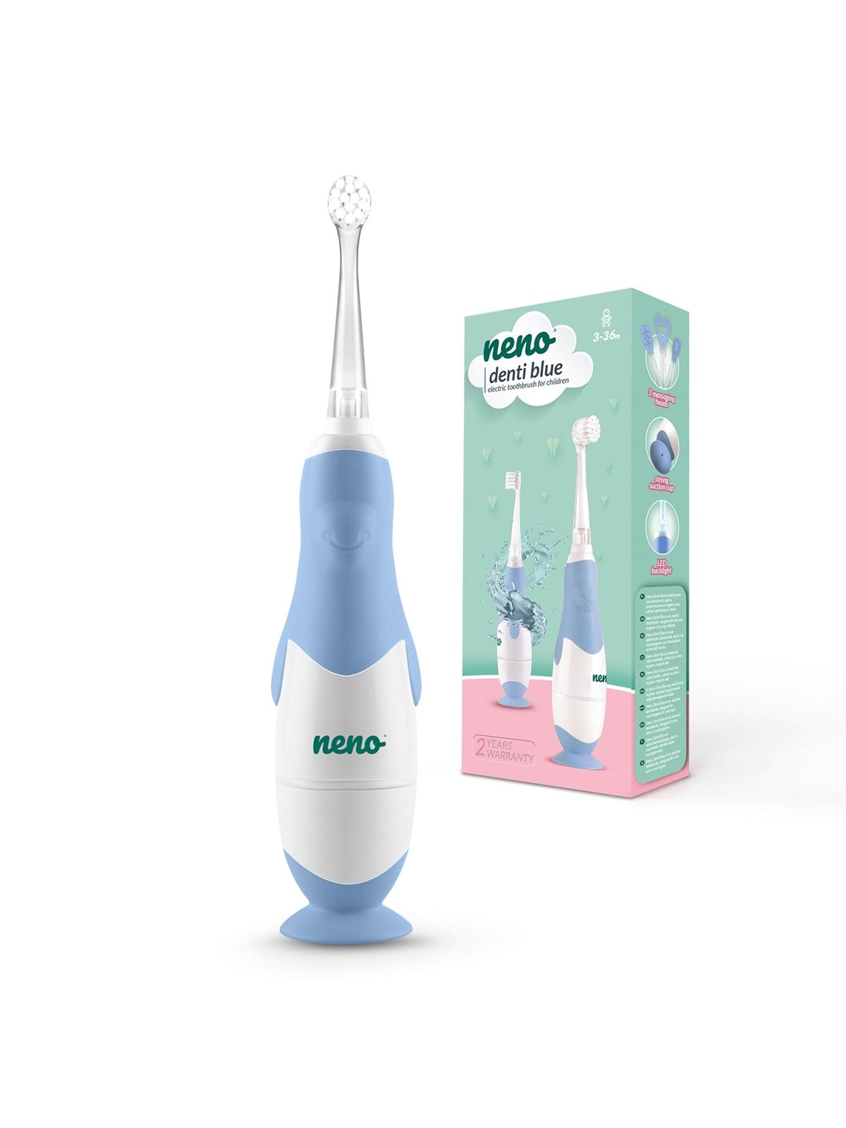 NENO Elektrische Zahnbürste Denti Blue