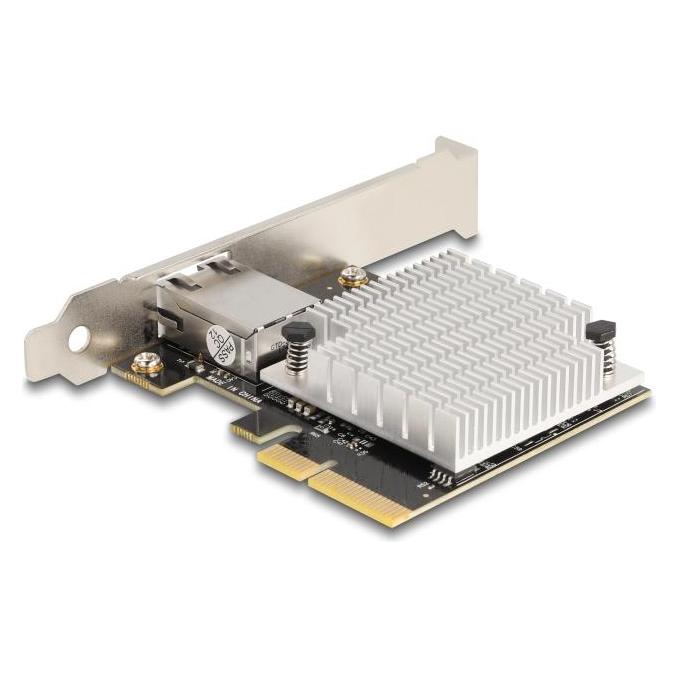 Delock 90758 - PCI Express x4 Netzwerk Karte 10 Gigabit LAN 1 x RJ45 AQC107S (Mini PCI Express) (90758)