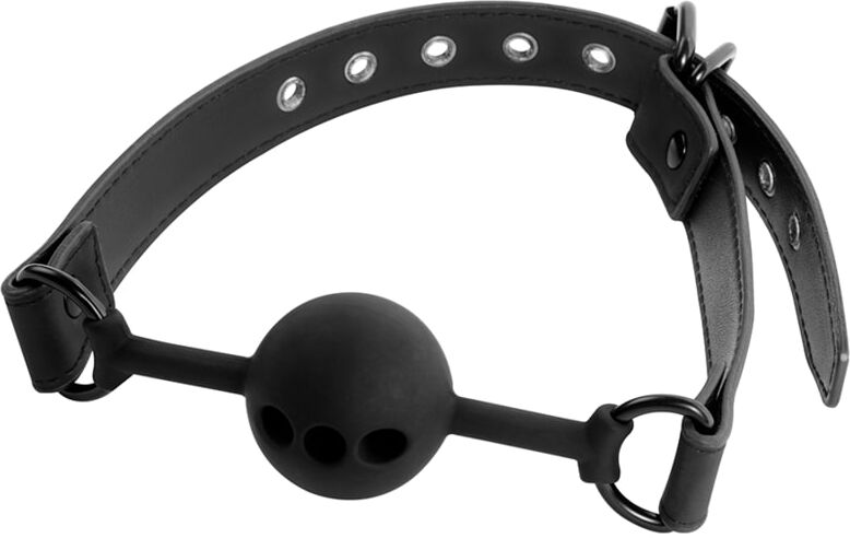 Fetish Submissive Bondage Bâillon Silicone Respirant