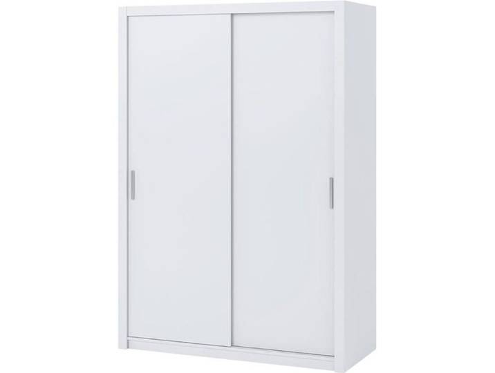 Armoire à portes coulissantes - SELSEY - Rinker - 150 cm - 215 cm - Blanc