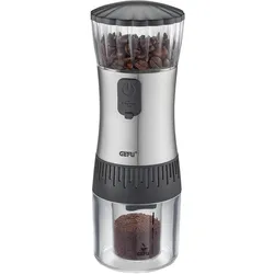 GEFU Polve, Kaffeemühle, Silber, Schwarz