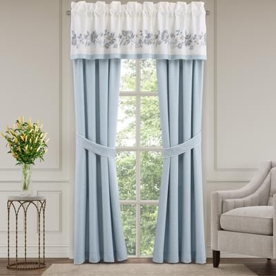 J. Queen New York Garden Bloom Window Straight Valance