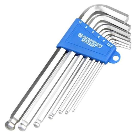 King tony Juego Llaves Allen Ball Point 2.5-10mm - 7 Pzas (KT20107MR01)