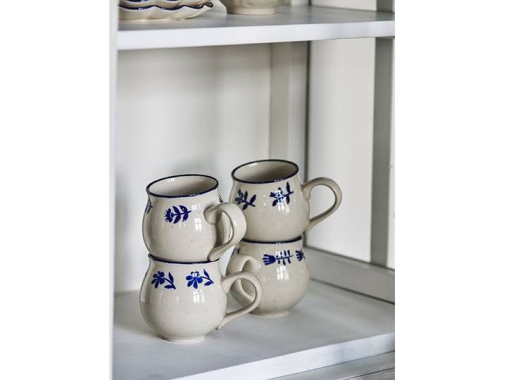 Tasses Eimy lot de 4 Ø 10cm Bleu