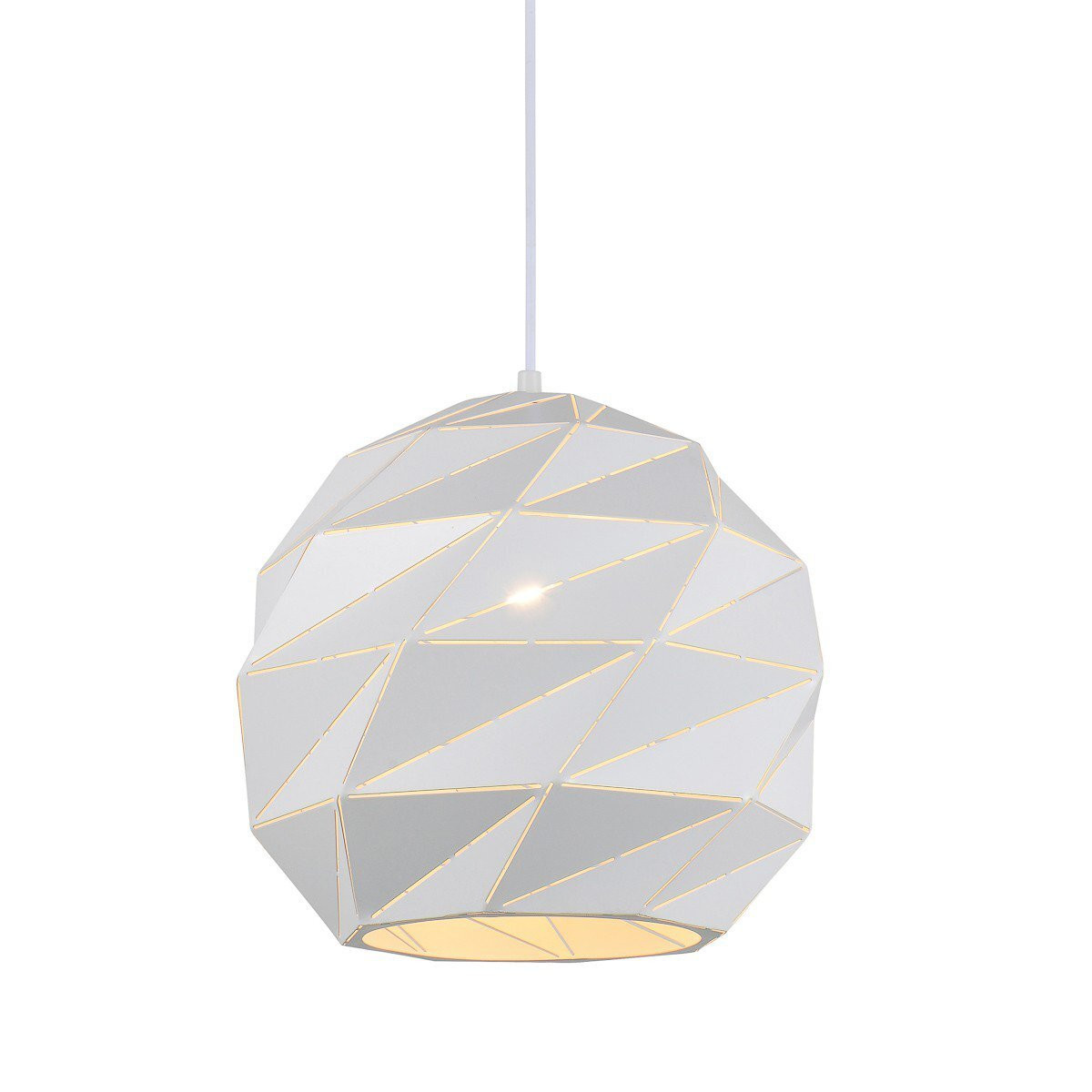 Italux Palermo PND-2424-1L-WH LED hanglamp voor woonkamer en eetkamer