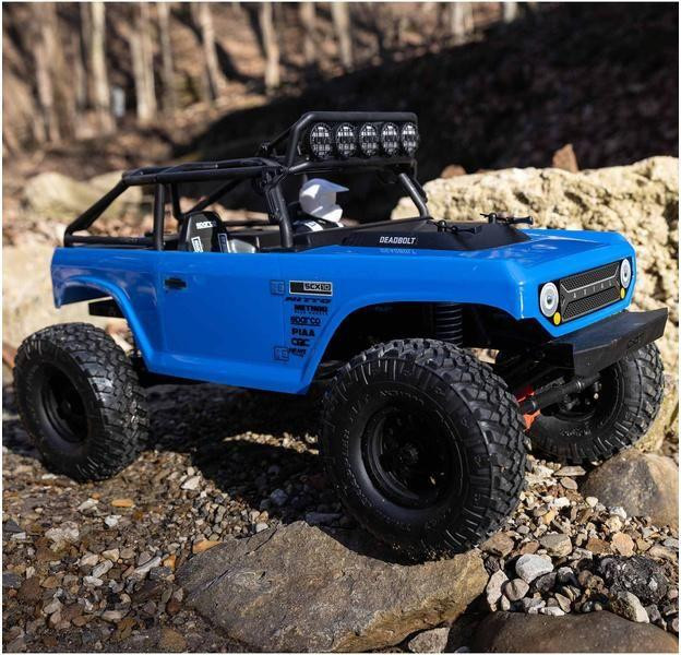 Axial SCX10 II Deadbolt 1:10 4WD kant-en-klaar model blauw