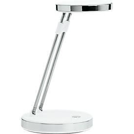 Tischleuchte LED Maulpuck, 6500 Kelvin, ausziehbar, tageslichtweiss, weiss