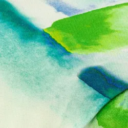 Piqué "New", blau/grün