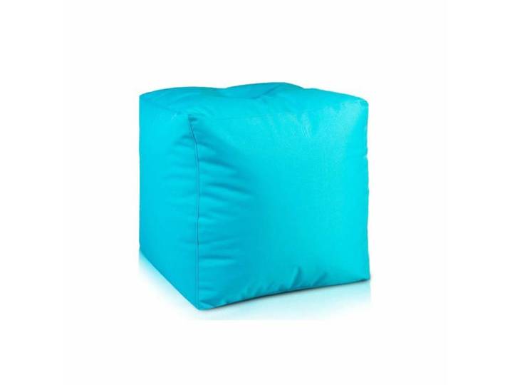 Cube S Pouf Repose-Pieds extérieur en Polyester imperméable avec billes 37x37x37 Cm M2 Ecopuf