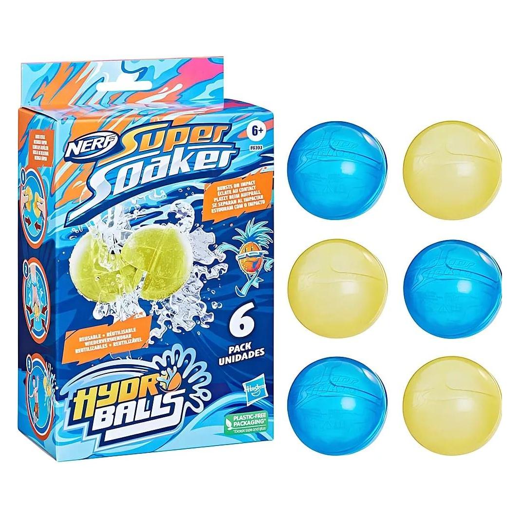 Nerf Super Soaker Hydro Balls (6x) (F63935L0)