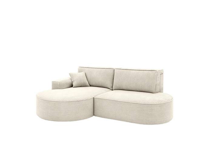 Kaiser Möbel Ecksofa Modena Pro - Komfort Und Stil Stoff Poso Beige Links, Holz, 278x179 cm, Wohnzimmer, Sofas & Couches, Wohnlandschaften, Ecksofas