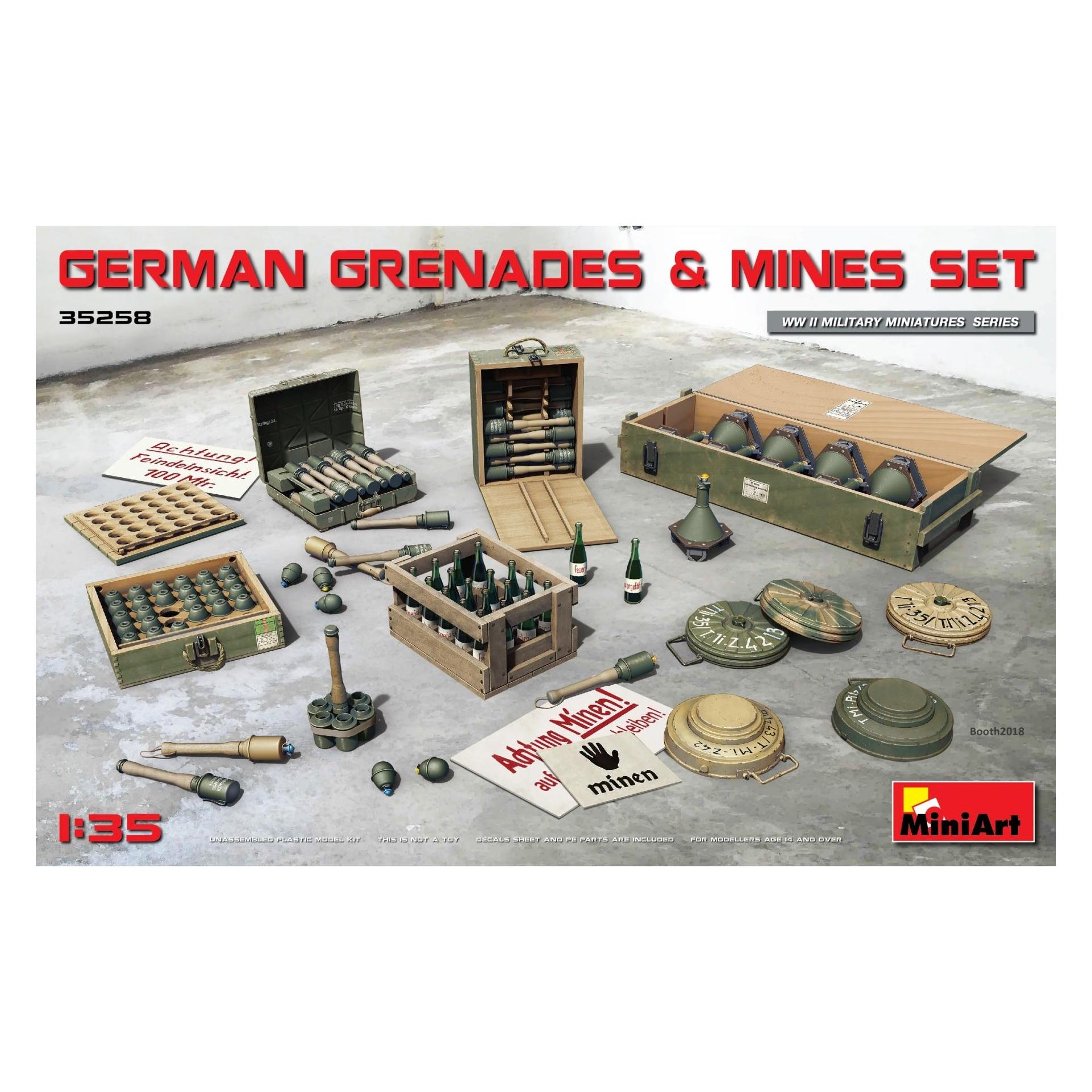 Mini art German Grenades & Mines Set (35258)
