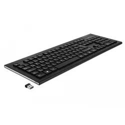 DeLOCK 12671 Tastatur Büro RF Wireless QWERTZ Deutsch Schwarz