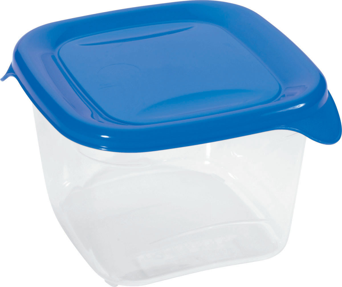 Curver Fresh&Go bewaardoos, 1,2 liter, vierkant, blauw