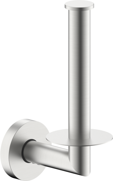 Bravat Varuna WC-Papierreserverollenhalter 779280 edelstahl-finsh, zum Kleben/Schrauben