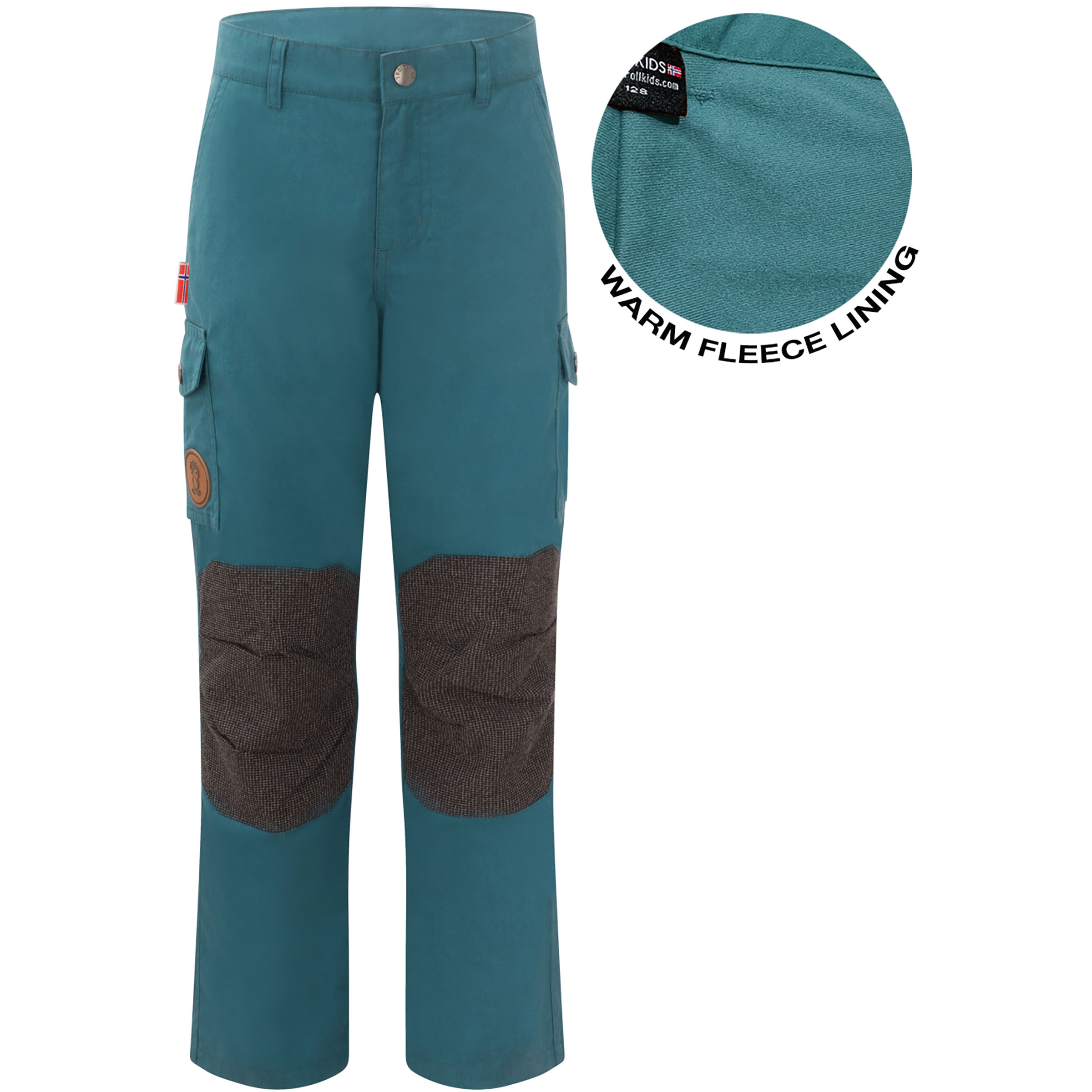 Trollkids Trollheimen Winter Hose Kinder Softshellhose tuerkis Größe 146 Camping Hautfreundlich