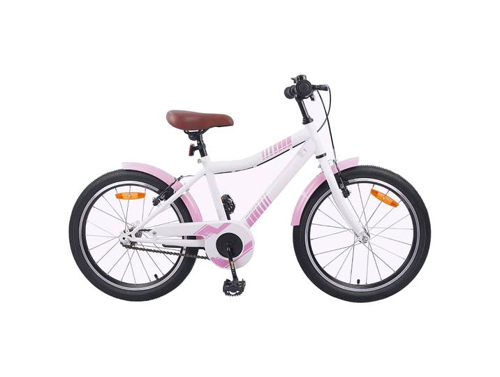 vidaXL Kinderfahrrad 24 Zoll für 8-12 Jahre alt Hellrosa