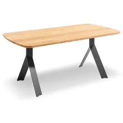 CASEDO Esstisch Bregenz 180 x 90 cm Holz Braun Eiche
