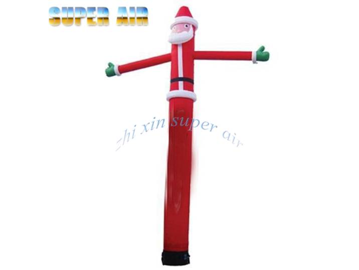 Père Noël gonflable de 6 m, Père Noël gonflable dansant à une jambe, décoration de Noël, publicité de Noël