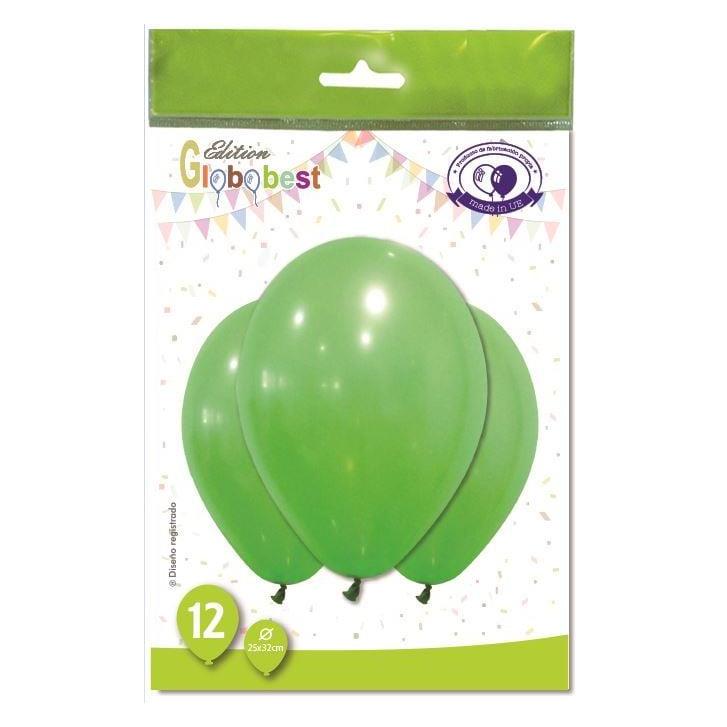 Globolandia Balloon, green, D25 cm 12 pcs (12x) (60482712)