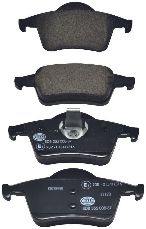 HELLA 8DB 355 008-871 Brake pad set