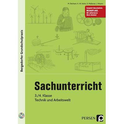 Sachunterricht - 3./4. Kl., Technik & Arbeitswelt, Set von M. Dechant,K.-W. Kohrs,S. Mallanao,J. Weyers, Persen Verlag in der AAP Lehrerwelt GmbH,