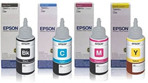 Epson Pack T664 Pack 4 Botellas de tinta