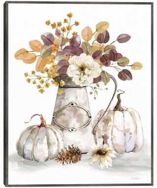 Masterpiece Art Gallery Autumn Arrangement III by Carol Robinson Framed Canvas Art - 22x28