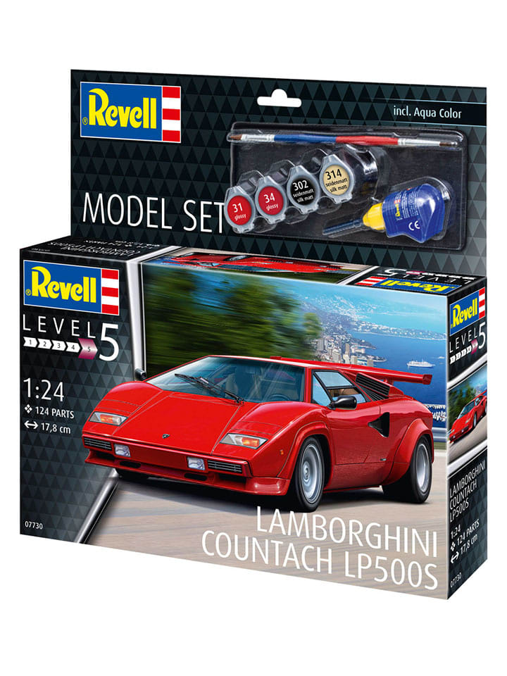 Revell Modellbausatz " Lamborghini Countach LP500S" - ab 13 Jahren - onesize