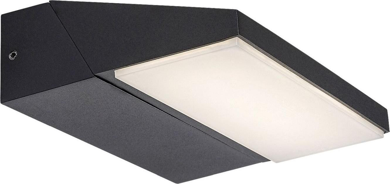 Rabalux Senica Zwarte LED-buitenlamp, 13W, IP65
