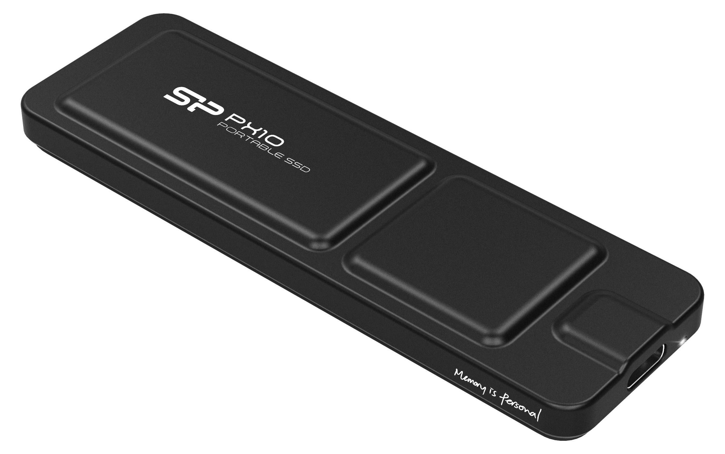 Silicon Power PX10, 2 TB, USB Typ-C, 3.2 Gen 2 (3.1 Gen 2), 1050 MB/s, Schwarz