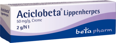 betapharm Arzneimittel GmbH ACICLOBETA Lippenherpes Creme 2 g 07518881