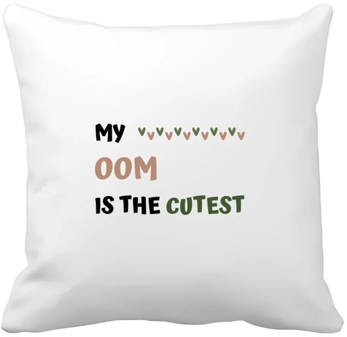 Akyol Kussenhoes My Oom Is De Cutest - 40 x 40 cm
