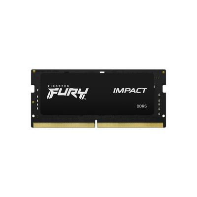 KINGSTON Arbeitsspeicher "32GB 5600MT/s DDR5 CL40 SODIMM FURY Impact PnP", schwarz, 32 GB, Arbeitsspeicher
