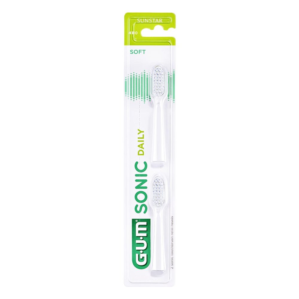 Sunstar Deutschland GmbH GUM SONIC DAILY Ersatzbürsten weiß 2 Stück 16917775