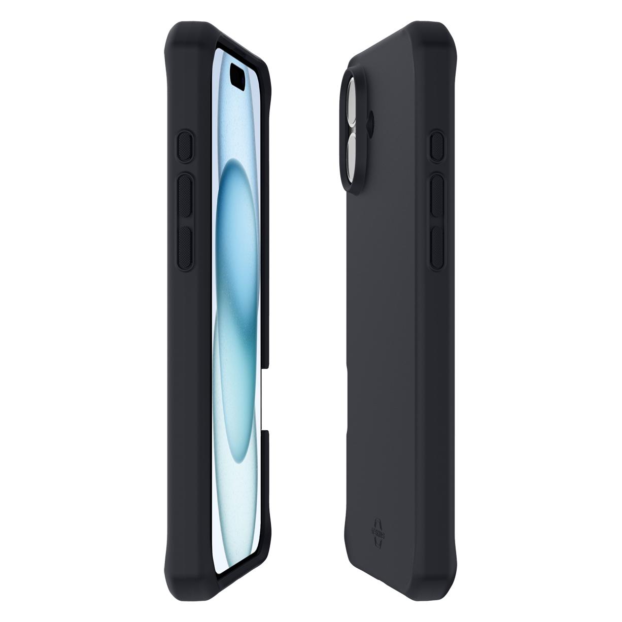 Mobilis Spectrum r Case For Iphone 16 - Solid Black Mat - Soft Bag (Apple iPhone 16) (066074)