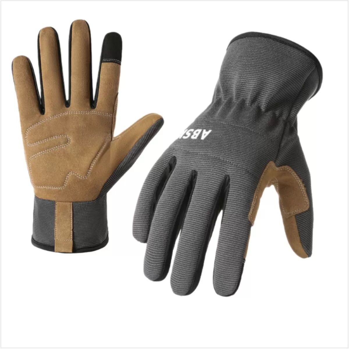 INF Gartenhandschuhe für den Außenbereich – Anti-Rutsch, Touchscreen, Stichfest, Mikrofaserleder XL