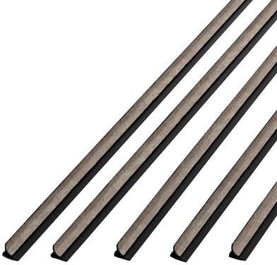 Fasade FASÄDE 47 in. Decorative Vinyl Inside Corner Trim Batique Cream (5 Pack) - 5 Pack
