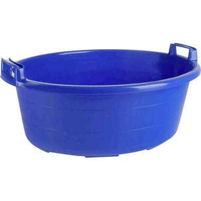 Wanne oval 75 cm/60l blau hochstehende Griffe
