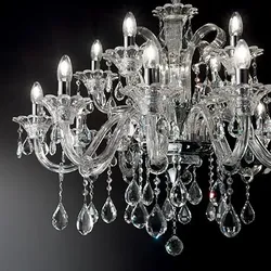 Ideal Lux 081526 Pendelleuchte Colossal Grigio 15x40W | E14 - Glas/Kristall